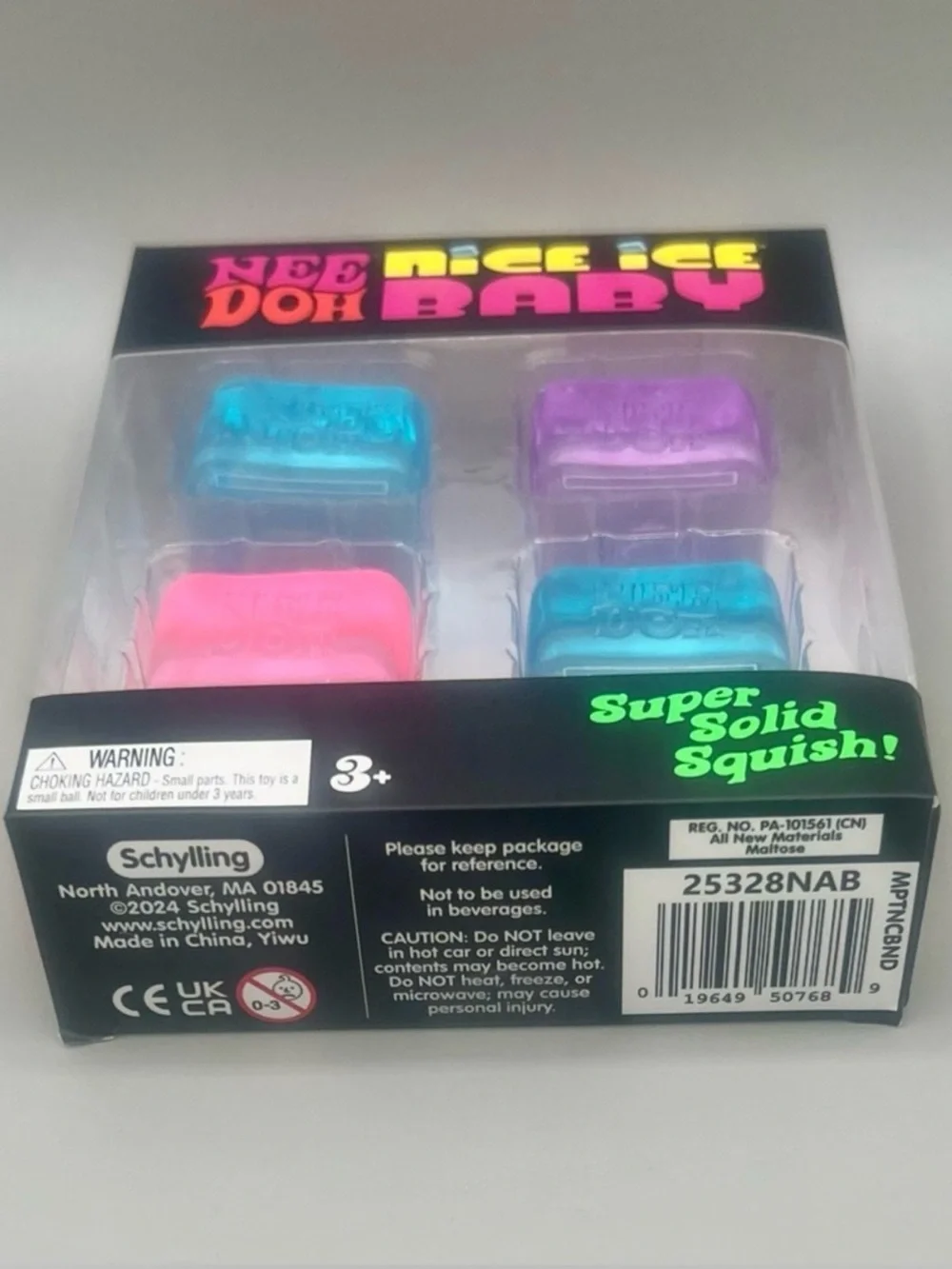 Authentic NEEDOH Nice Ice Baby 4,Mini Cubes Blue, Purple, Pink 💙💜🩷 NEW